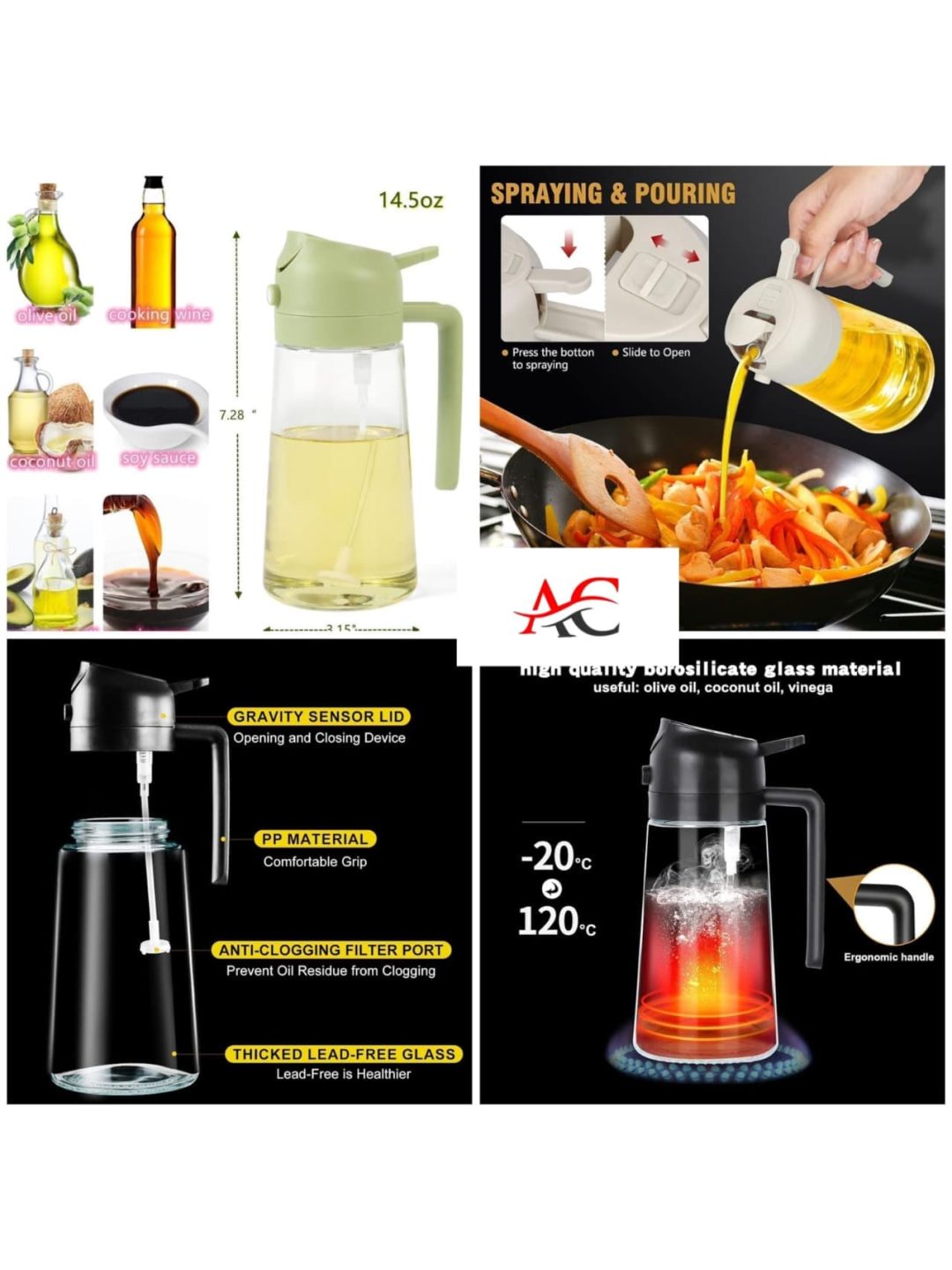 Oil Spray And Pourer