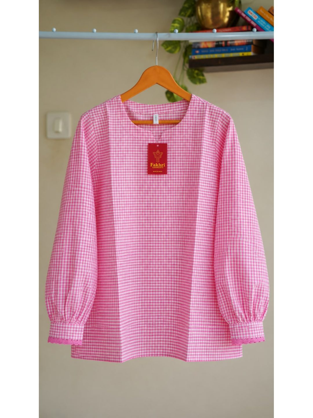Gingham Tops In Different Color