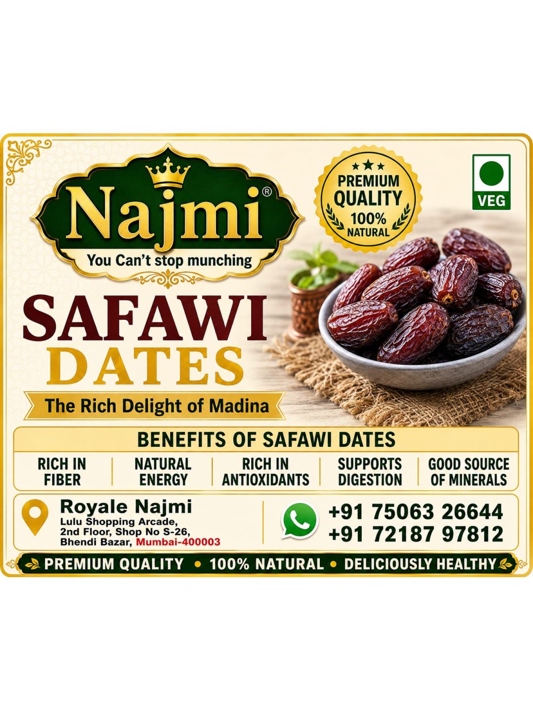 Premium Najmi Safawi Dates