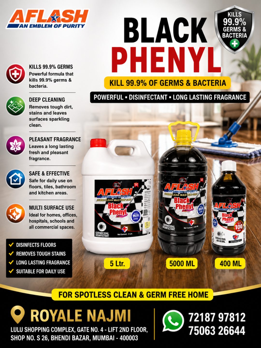 Aflash Black Phenoyl