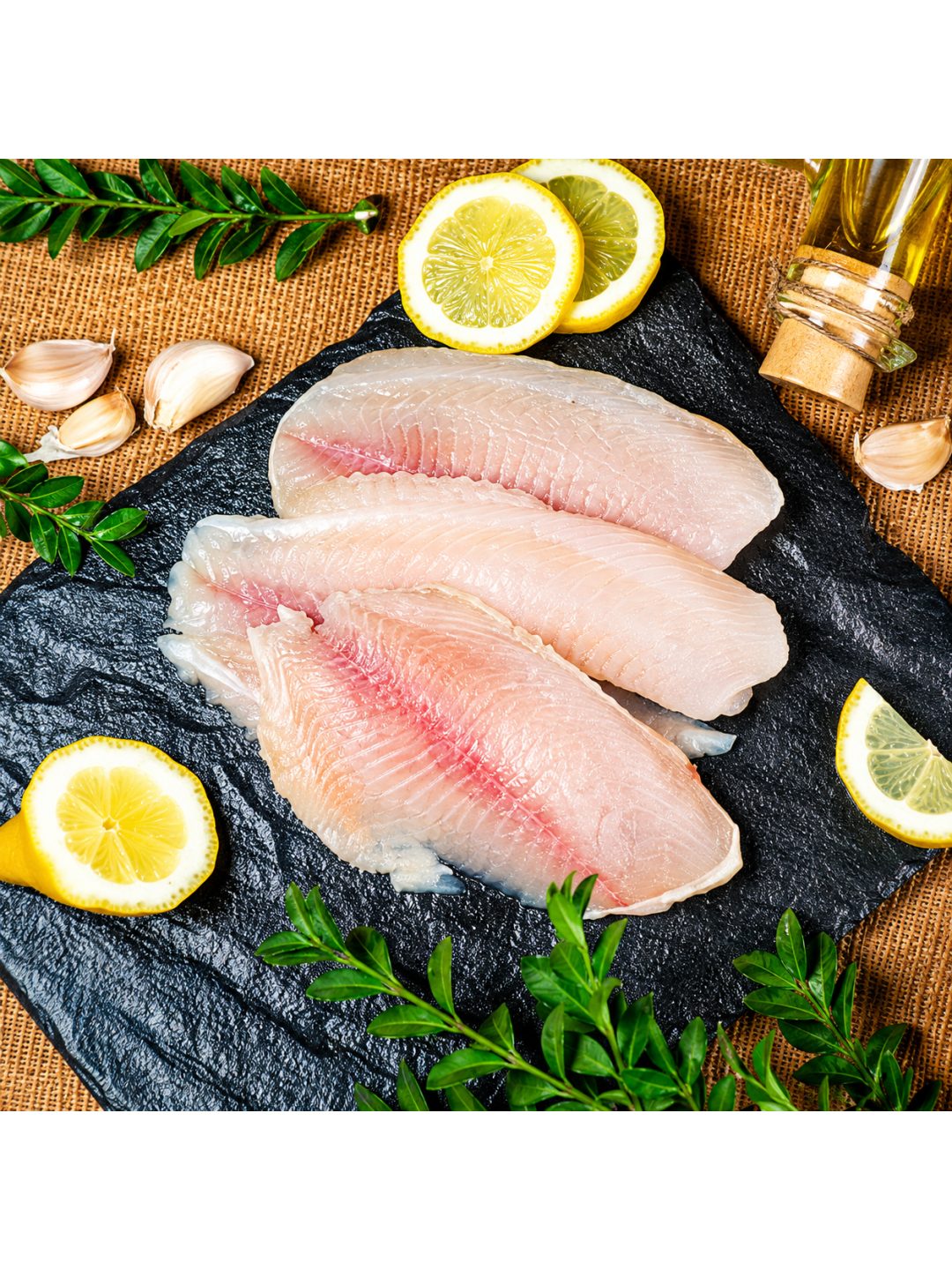 500gms Raw Sea Water Ravas Fish Boneless