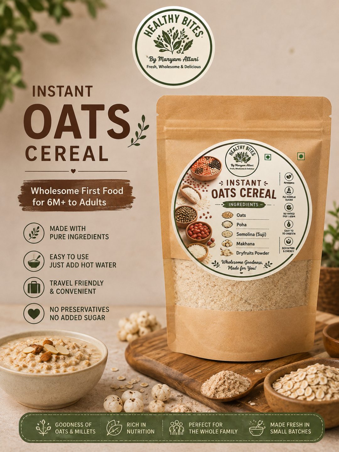 Instant Oats Cereal
