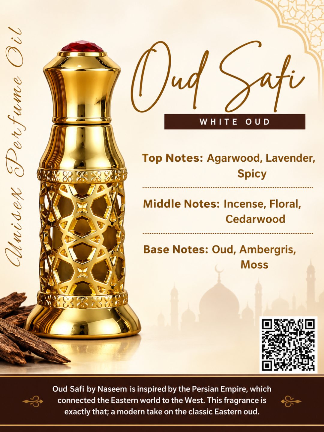 Naseem Oud Safi 6ml